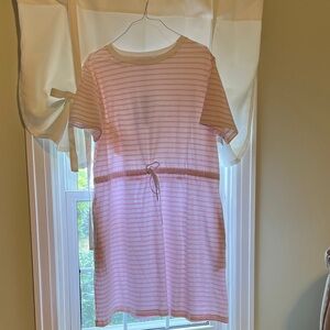 Draper James Pink and White Striped Women’s Dress NWT